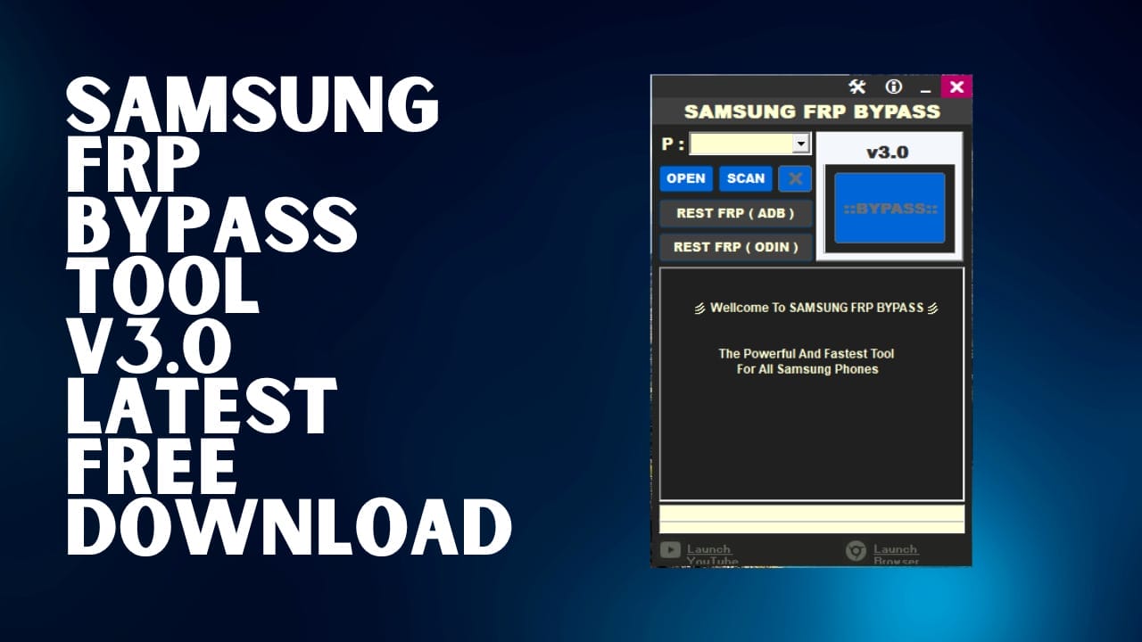 Samsung frp bypass v3. 0 latest free download