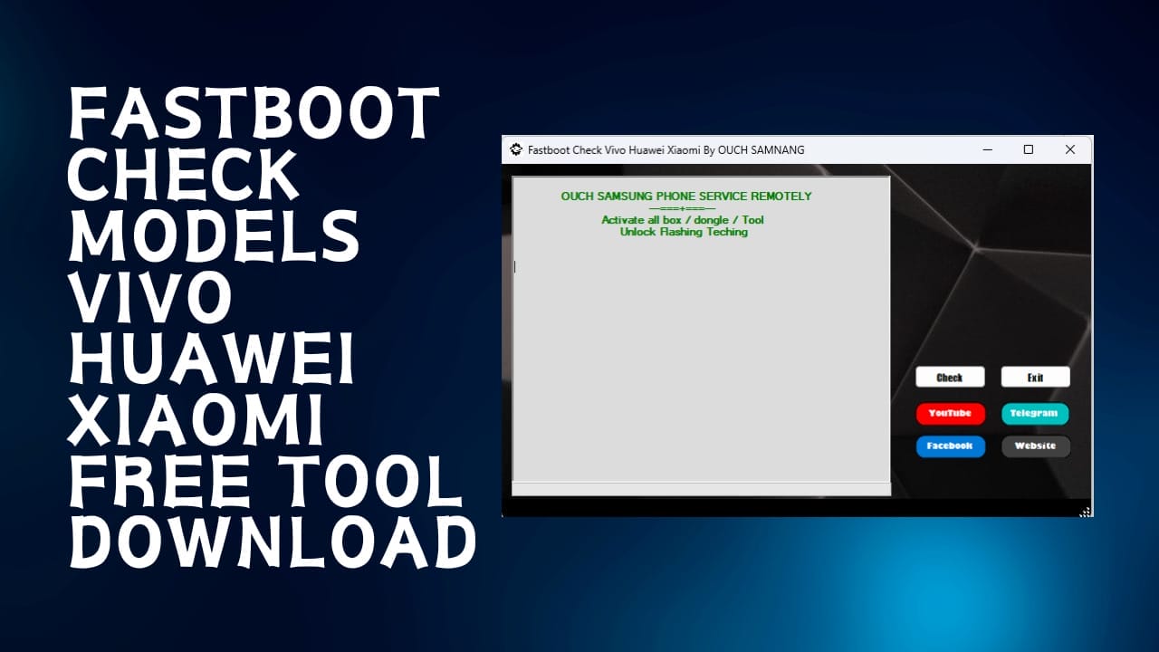 Fastboot check models vivo huawei xiaomi free download Fastboot check models vivo huawei xiaomi free download