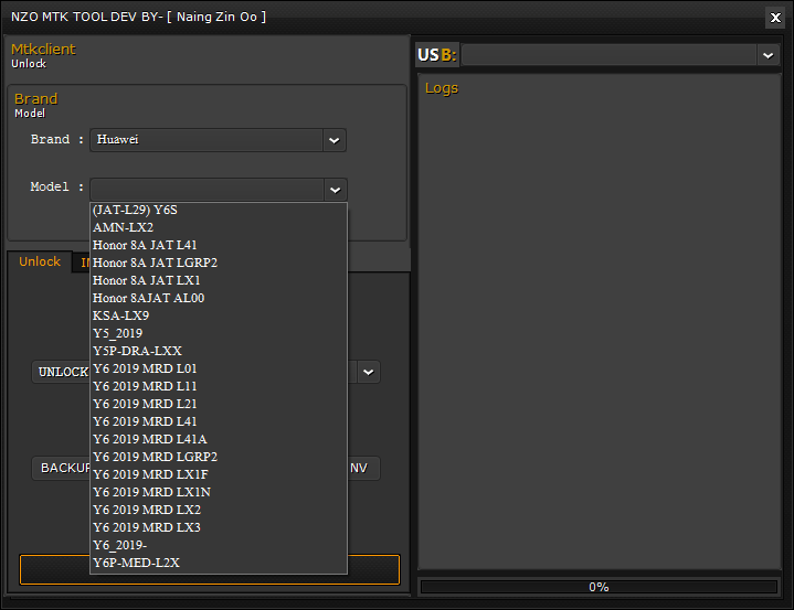 Nzo mtk tool mobile unlocking all-in-one solution 5 Huawei and honor smartphones supported by nzo mtk tool – huawei y6 2019, y6p, y5p, honor 8a series