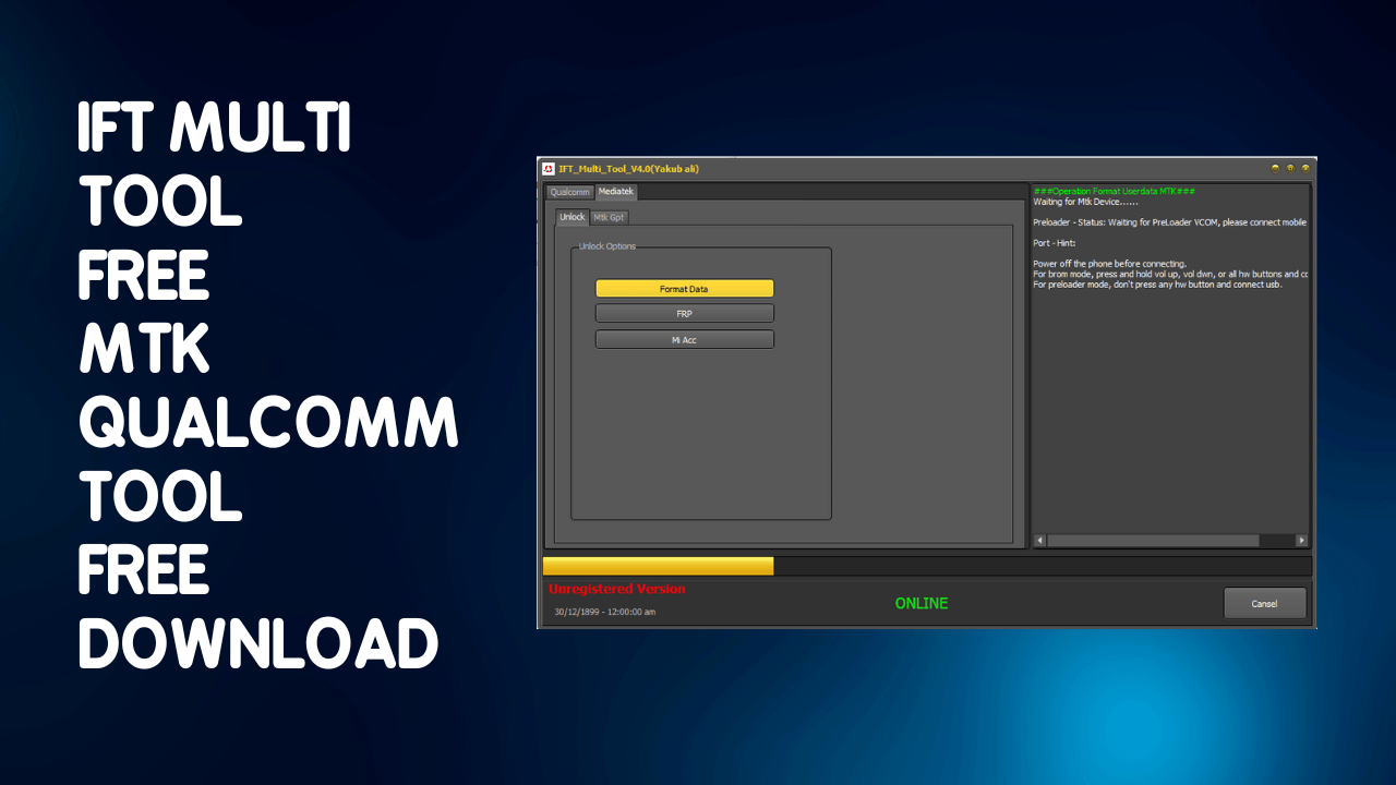 Ift multi tool v4. 0 mtk qualcomm tool latest version download