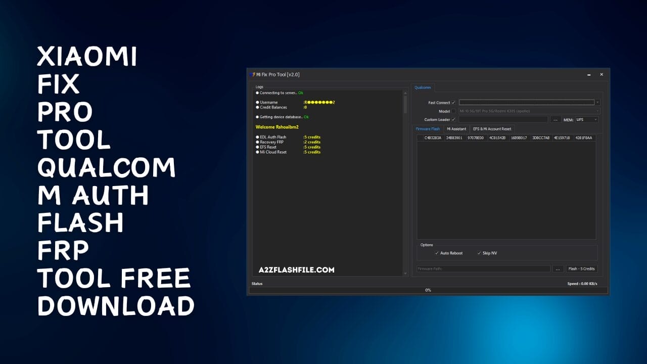 Mi fix pro tool v2. 0 qualcomm auth flash & frp tool free download Mi fix pro tool v2. 0 qualcomm auth flash & frp tool free download