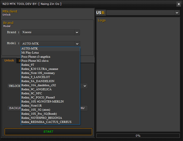 Nzo mtk tool mobile unlocking all-in-one solution 1 Xiaomi redmi and poco supported models in nzo mtk tool – redmi 9a, redmi 10a, note 11 pro, note 11 5g, poco c3, poco m2
