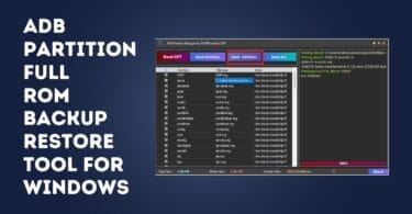 Adb partition- full rom backup restore tool for windows
