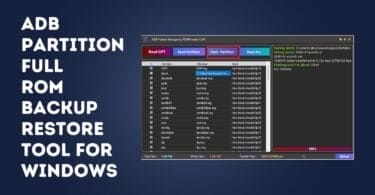 Adb partition- full rom backup restore tool for windows