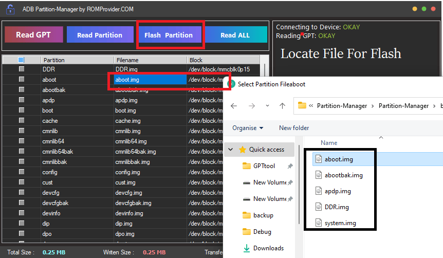 Adb partition manager tool free download