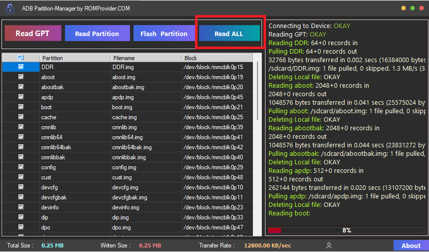 Adb partition manager tool Adb partition manager tool