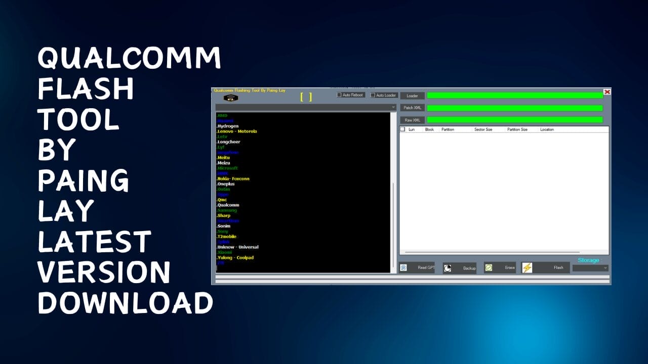 Qualcomm flashing tool by paing lay free download