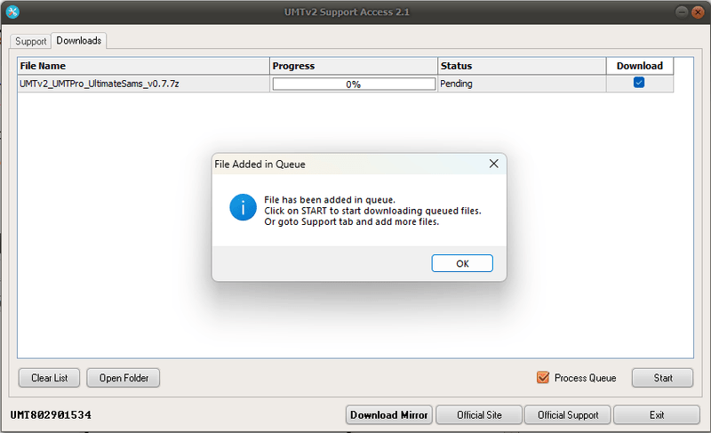 Umt support access latest version Umt support access latest version