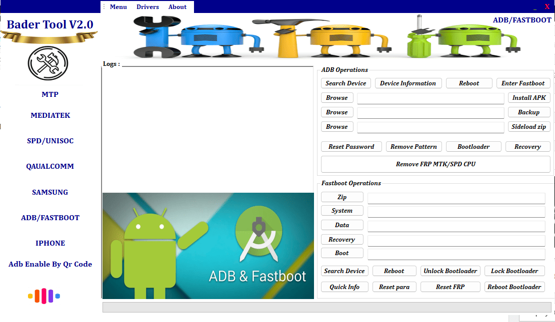 Bader tool v2. 0 free free freesamsung frp free mtk spd