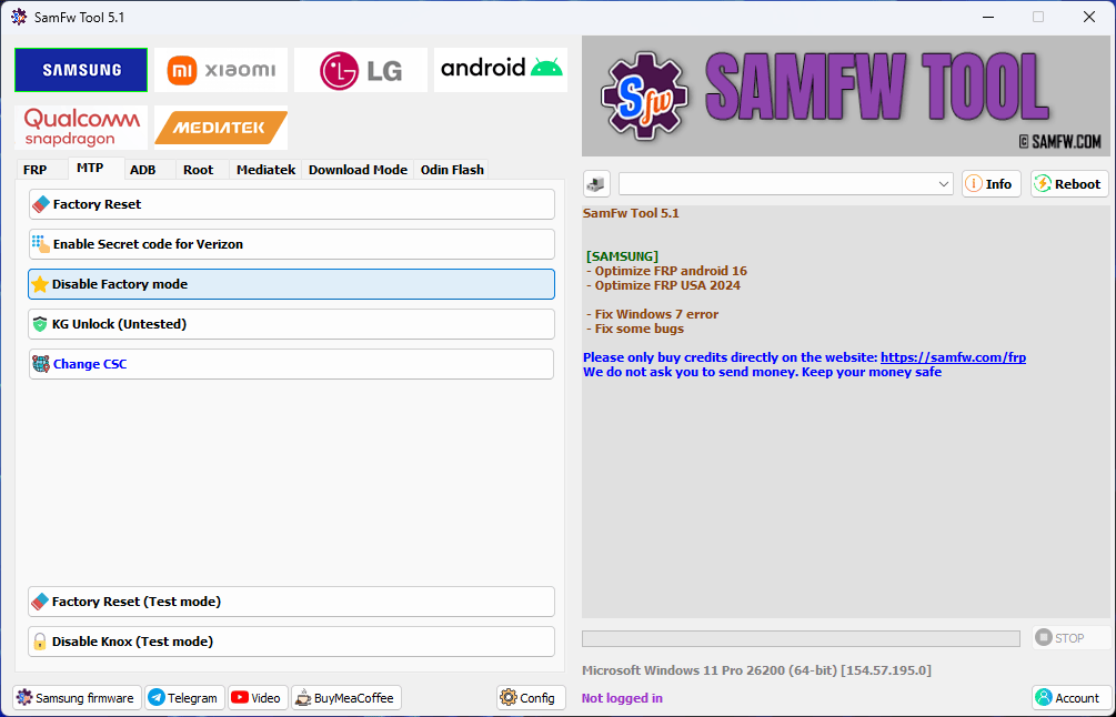 Samfw tools 5. 3 samsung xiaomi lg android unlock tool download 3 Samfw tools frp unlock interface showing samsung xiaomi lg and android device support