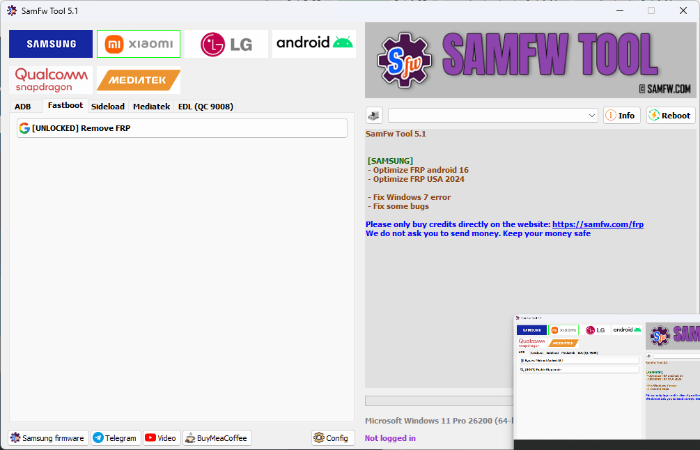 Samfw tool 5. 2 one-click samsung frp removal tool 9 Samfw tool 5. 1 free download for samsung frp removal and android unlocking