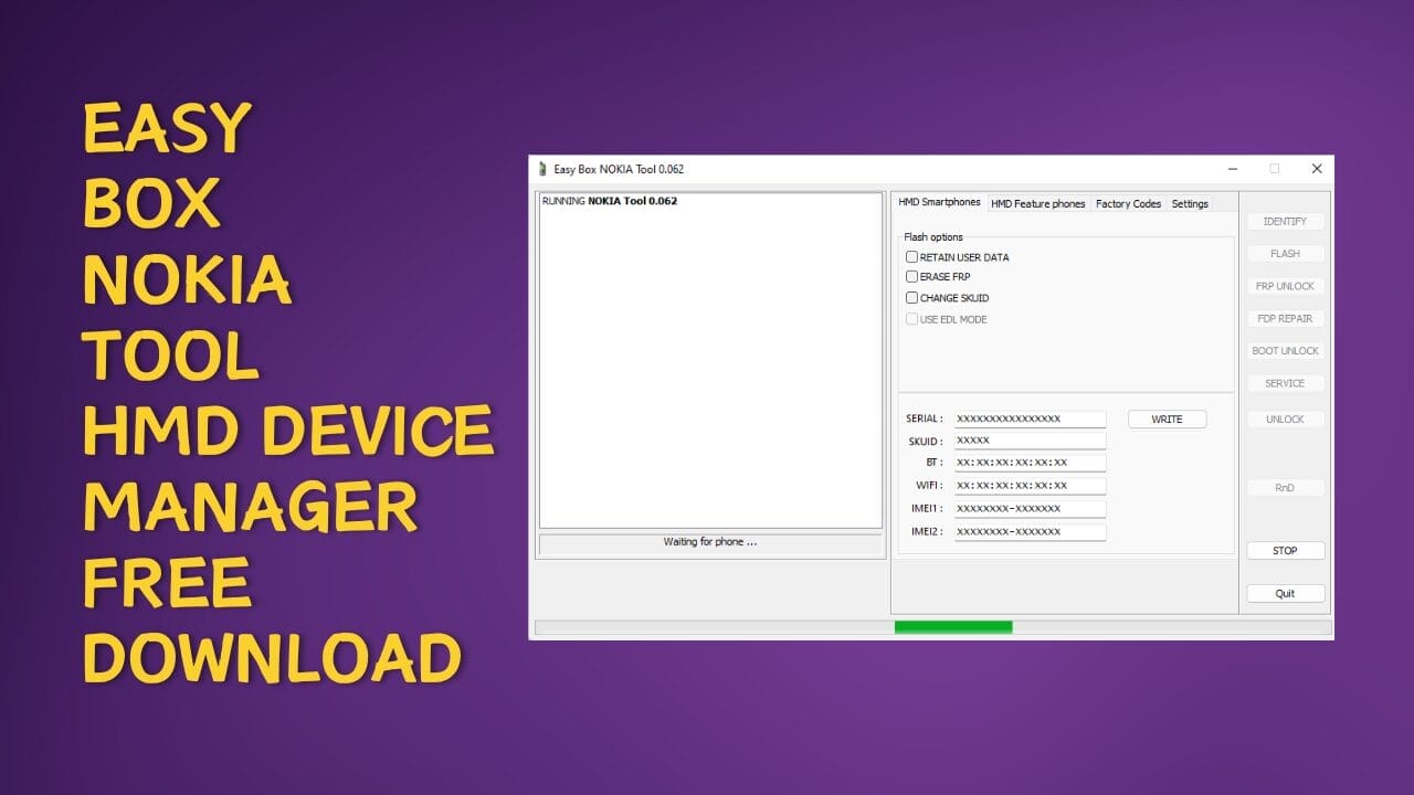 Easy Box Nokia Tool v0.062 HMD Device For Nokia Latest Version