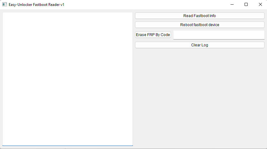 Easy unlocker fastboot reader v1