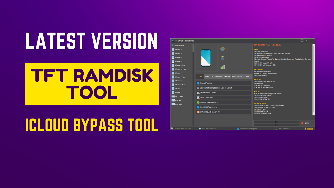 Tft ramdisk tools the ultimate icloud bypass tool Tft ramdisk tools the ultimate icloud bypass tool