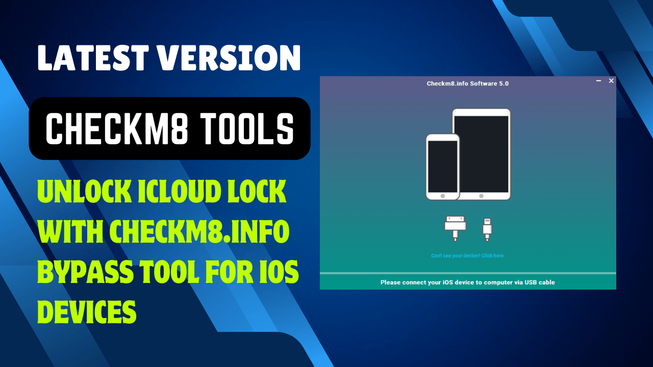 Checkm8 tools activation lock bypass for iphone ipad mac