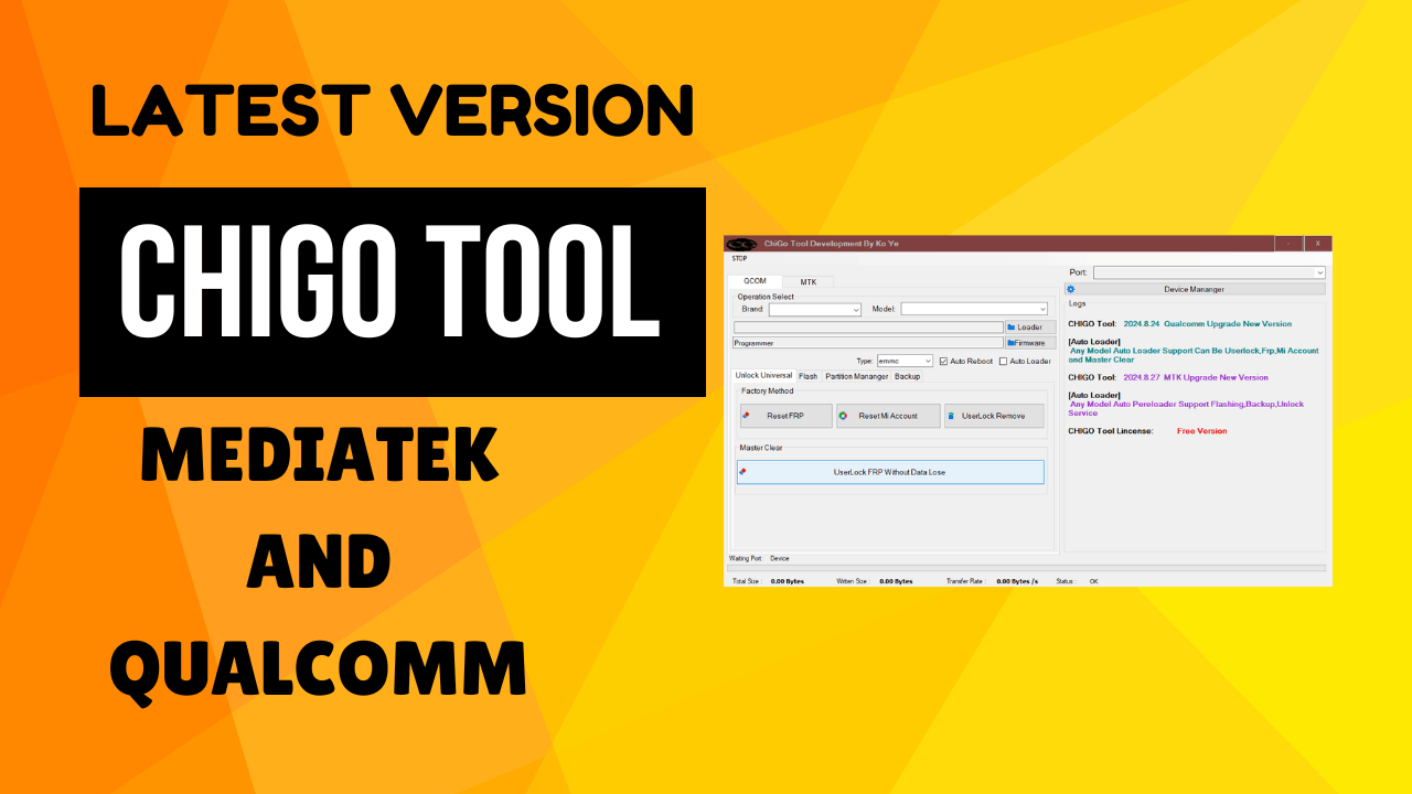 Chigo tool download latest version mediatek and qualcomm Chigo tool download latest version mediatek and qualcomm