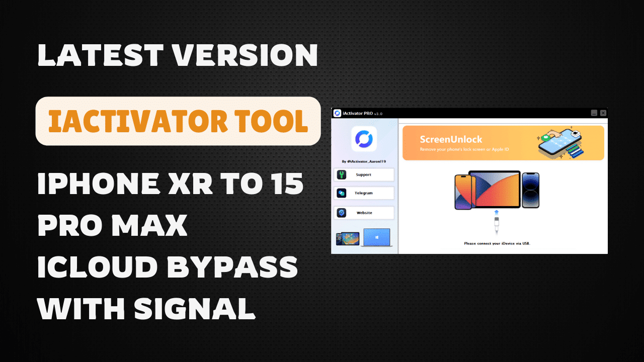 Iactivate tool bypass icloud iphone xr to 15 pro max Iactivate tool bypass icloud iphone xr to 15 pro max