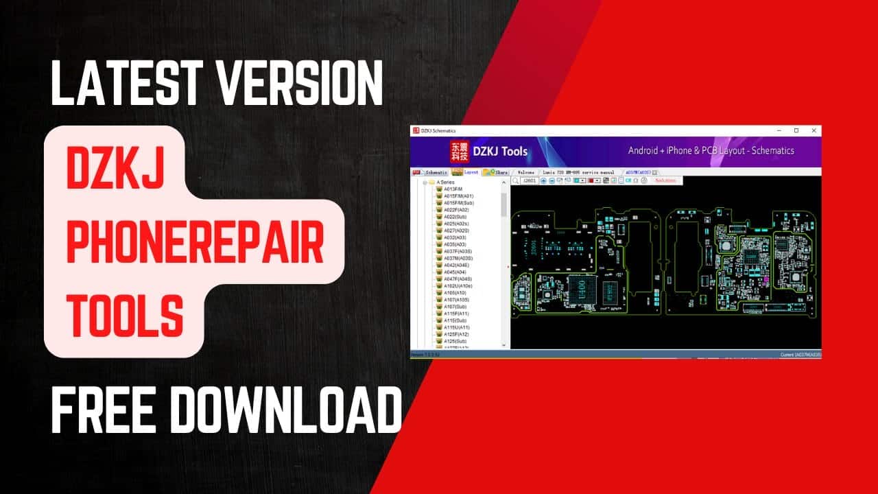 Dzkj phonerepair tools free schematics & pcb layouts