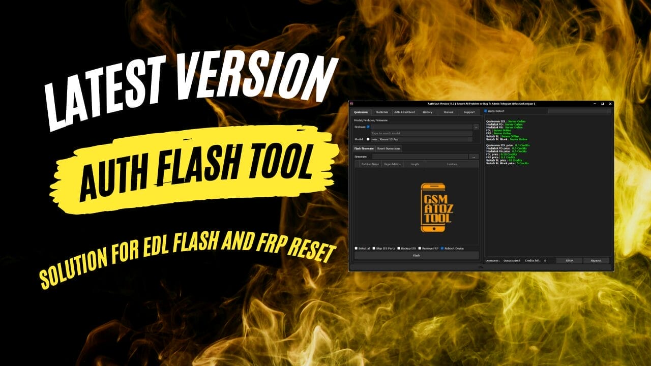 Auth flash tool ultimate solution for mi device