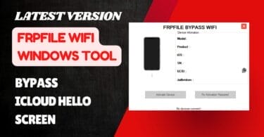 Frpfile wifi windows tool untethered bypass icloud hello screen