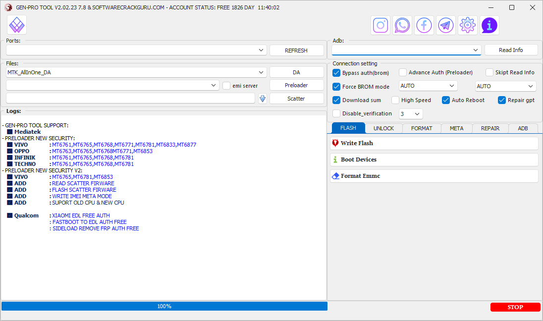Genpro tool 2025 flash android devices - write flash, boot devices, format emmc Genpro tool 2025 flash android devices - write flash, boot devices, format emmc