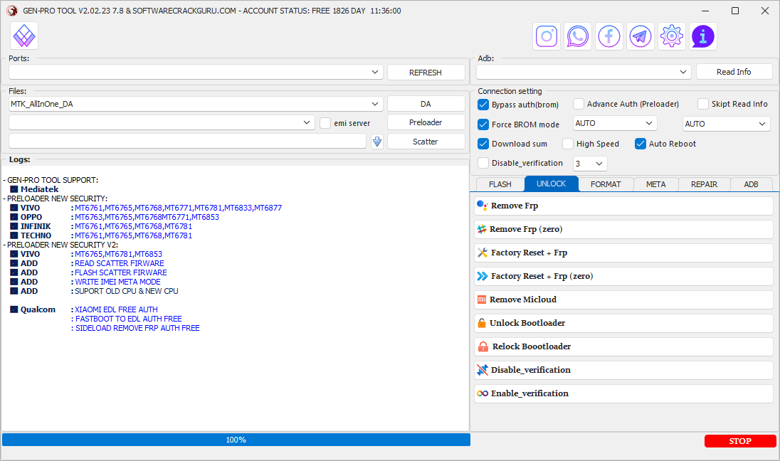 Genpro tool 2025 unlock android devices - remove frp unlock bootloader factory reset Genpro tool 2025 unlock android devices - remove frp unlock bootloader factory reset