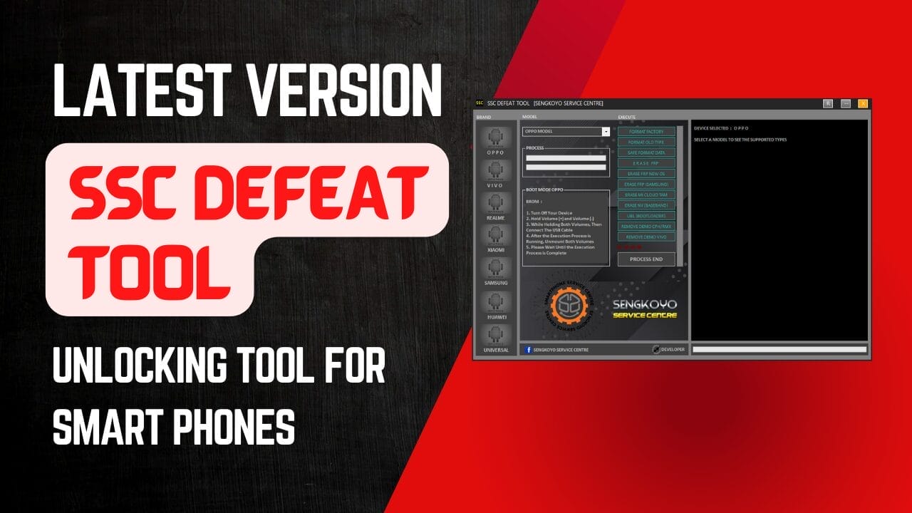 Ssc defeat tool unlocking tool for smart phones