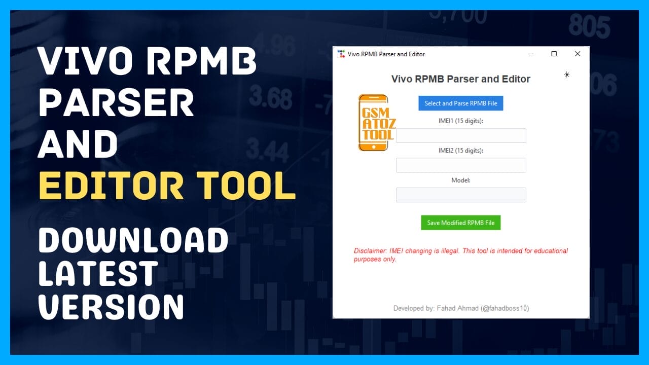 Vivo RPMB Parser and Editor Tool