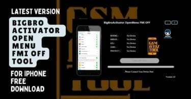 Bigbroactivator open menu fmi off tool