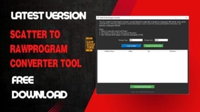 Scatter to rawprogram converter tool