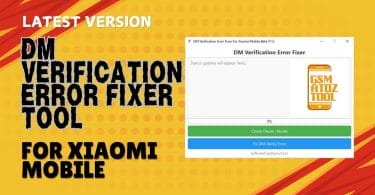Dm verification error fixer tool