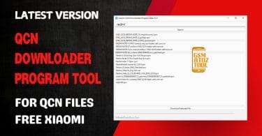 Xiaomi qcn downloader program tool v1. 0