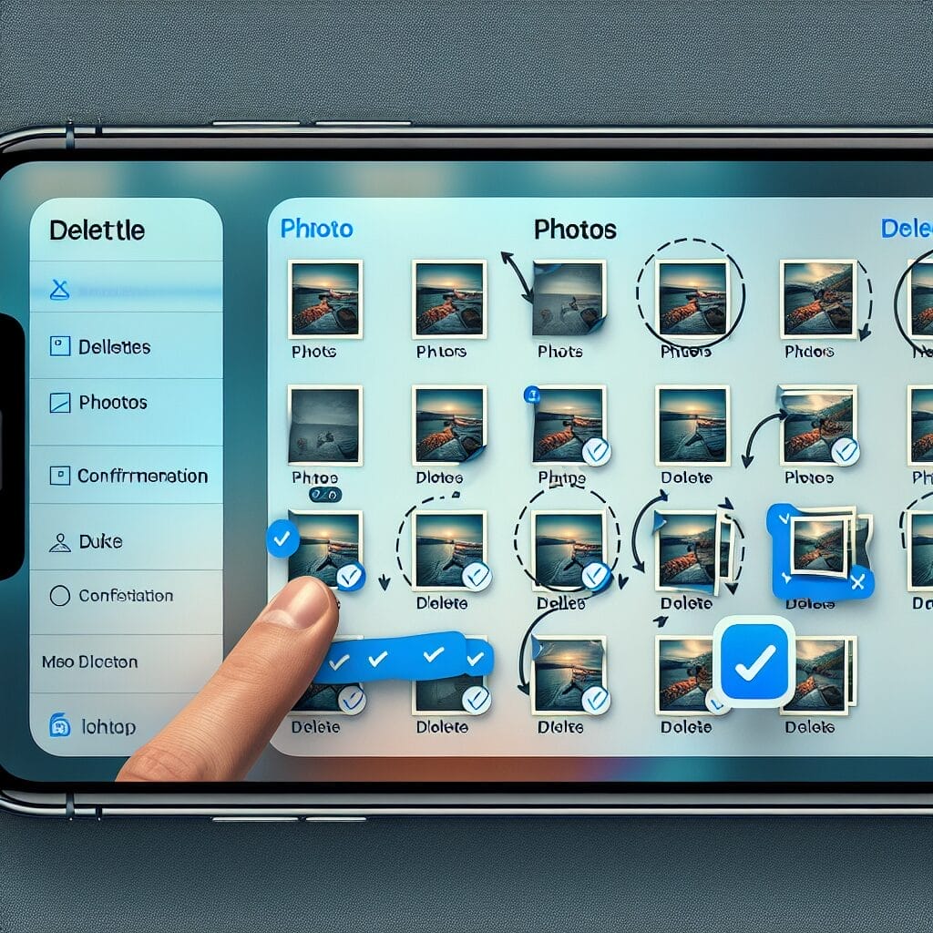 How to delete multiple photos on iphone quickly