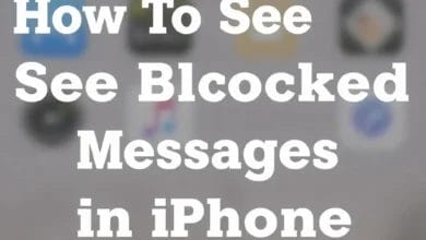 How to see blocked messages on iphone