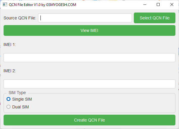 Qcn file editor tool edit imei & fix qcn files