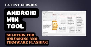 Android win tool v1. 1. 3 unlocking and flashing