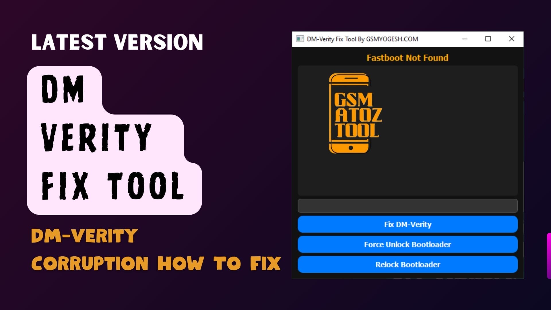 Dm verity fix tools