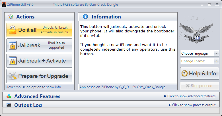 Ziphone gui tool