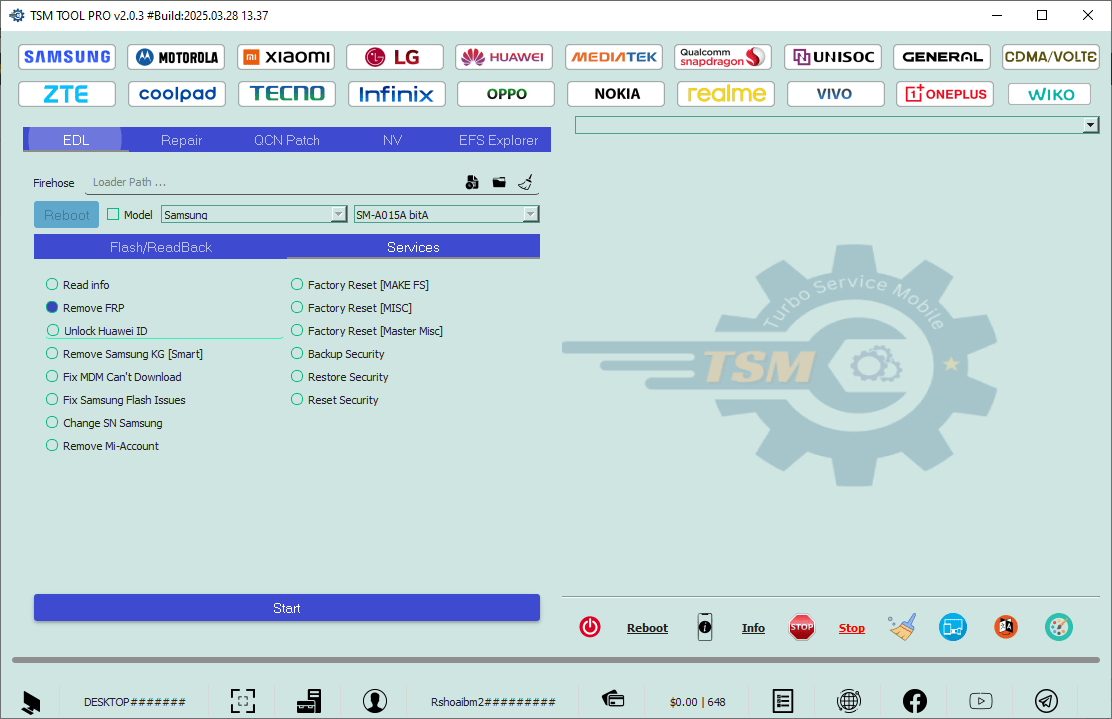 Turbo service mobile pro