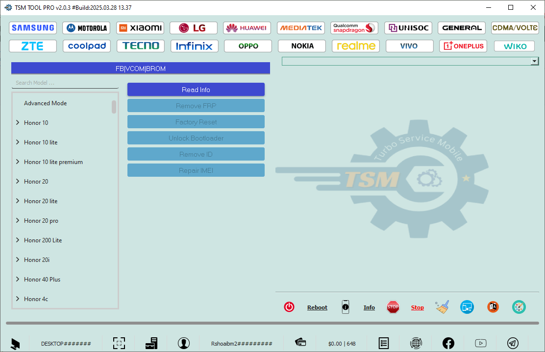 Tsm tool turbo service mobile v2. 3. 8 repair-flash-unlock-utility tool 1 Turbo service mobile tsm