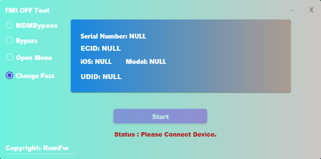 Romfw fmi off tool Romfw fmi off tool