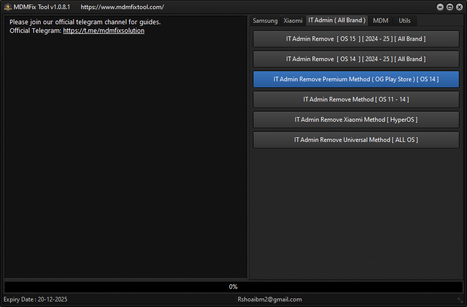 It admin mdm fix tool