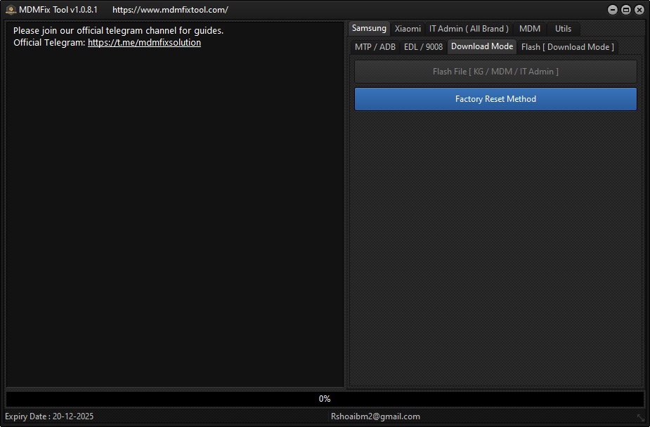 Samsung frp bypass using mdm fix tool in download mode Samsung frp bypass using mdm fix tool in download mode