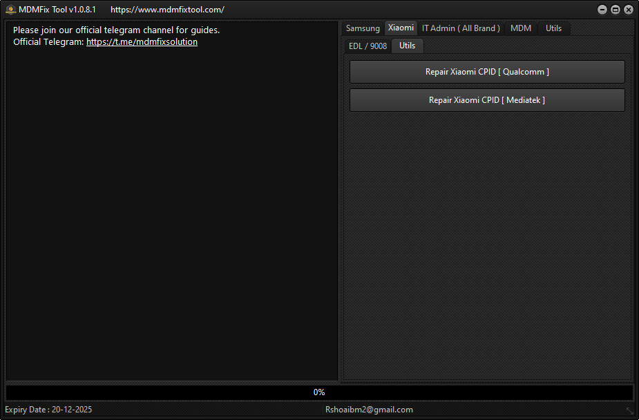 Mdm fix tool mtk