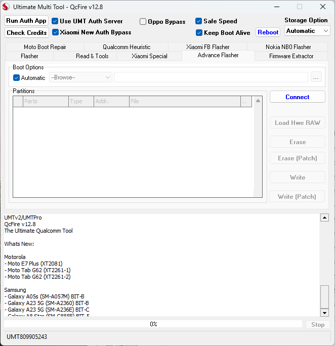 Umt qcfire tool v12. 8 latest setup free download 5 Umt dongle qcfire latest tool interface for flashing and repairing qualcomm devices