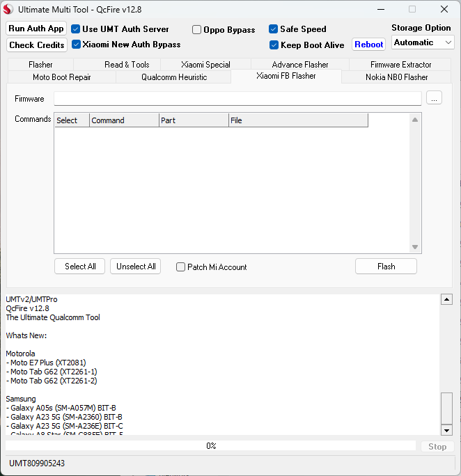 Umt qcfire tool v12. 8 latest setup free download 9 Umt qcfire tool latest version download and features overview