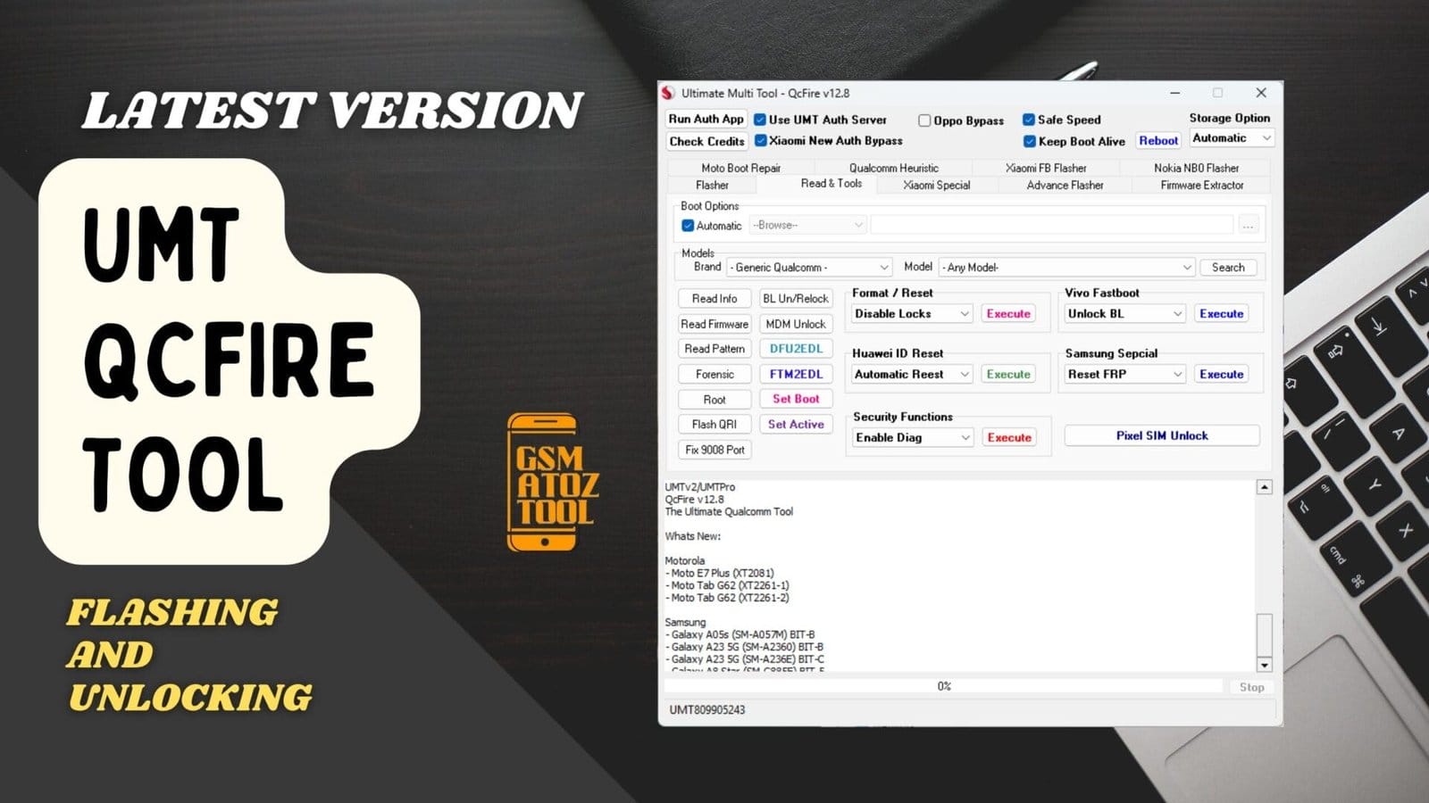 Umt qcfire tool v13. 2 latest versoin free download 1 Umt qcfire tool latest setup download and features