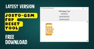 Josto-gsm frp reset tool