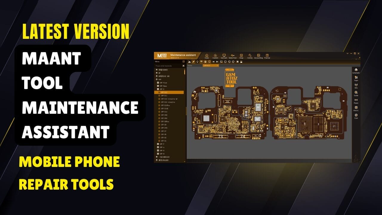 Maant tool maintenance assistant mobile phone repair tools Maant tool maintenance assistant mobile phone repair tools