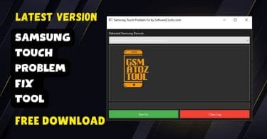 Samsung touch problem fix tool